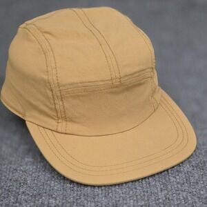 POC Hat Cap Strap Back Adjustable 5 Panel Beige Twill Outdoor Casual Mens